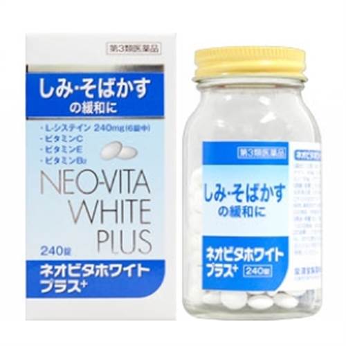 Viên uống trắng da, trị nám và tan nhang Neo Vita White Plus - 180 viên
