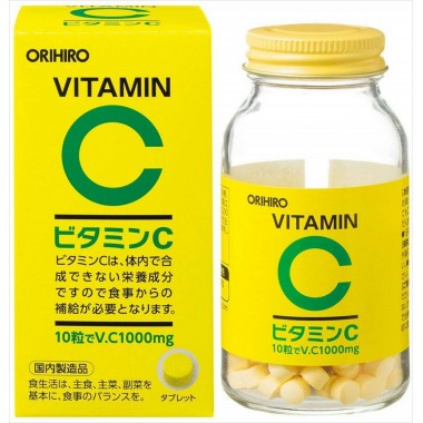 Viên uống bổ sung vitamin C Orihiro lọ 300 viên