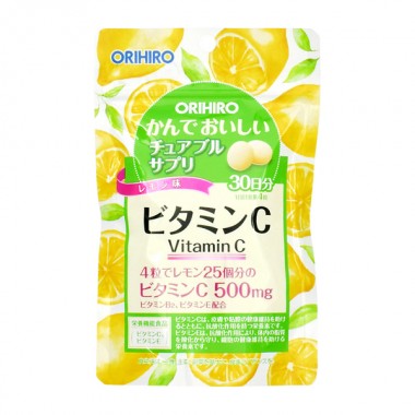 Viên uống bổ sung vitamin C Orihiro túi 120 viên