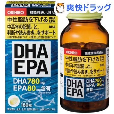 Viên uống bổ não DHA EPA của Orihiro 180 viên